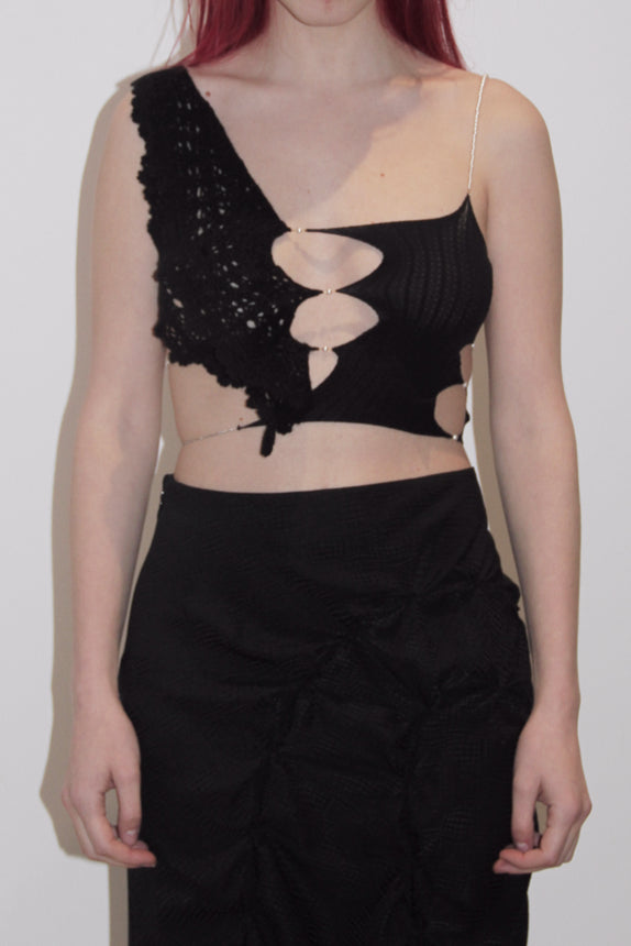 RUI Hook Sling Top RAW22CR02 Onyx Black